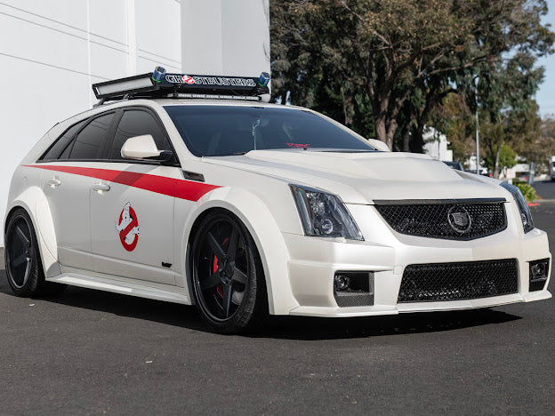 2009-2015 CTS-V V2 - Carbon Fiber Fog Light Bezels / Covers